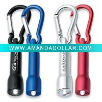 Wholesale carabiner light keychain NCR039