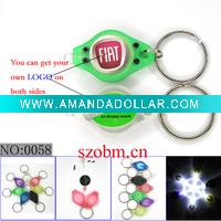 LED Key chain light plastic keychain ZY-B50