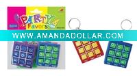 Wholesale promotion gift, key chain tic tac toe, intellectual toy