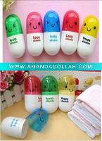 Wholesale Vitamin capsule towel