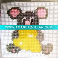 Wholesale Hand Made Cross Stitch Lovely Bear