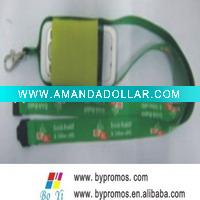 Wholesale sublimation print logo mobile lanyard