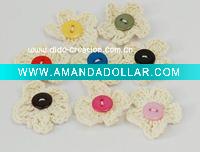 Wholesale DD01009C Handmade Crochet Fashion Accessories Flower