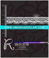 Wholesale 3CM dyeable cotton entredeux lace