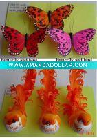 Wholesale Feather Bird and Butterfly