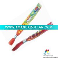 Wholesale one time woven wristband with metal closer