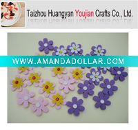 Wholesale Felt flower sticker;Felt ornaments;felt decoration;felt products;felt crafts;felt DIY;felt flower sticker