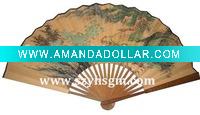 Silk fabric fan