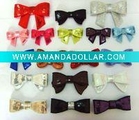 Wholesale Embroidered Sequin bows YL01263