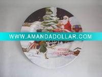 plate w/printed paper