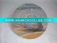 Wholesale plate w/printed paper