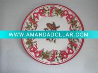 plate w/printed paper