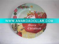 plate w/printed paper