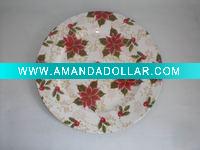 plate w/printed paper