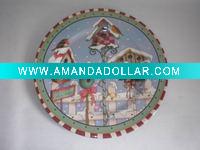 plate w/printed paper