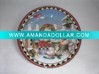 Wholesale plate w/printed paper