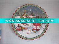 plate w/printed paper