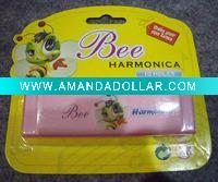 10 holes plastic shell harmonica