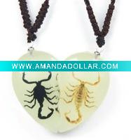 Wholesale Natural craft--Real scorpion necklace