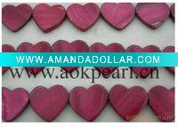 Wholesale Heart Shape Mother of Strands, Nature Shell Necklace