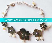 Wholesale shell bracelet,seashell bracelet,nature seashell bracelet