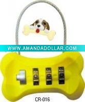 Wholesale bone shape combination padlock