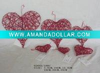 Wholesale Rattan heart