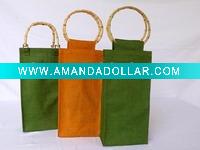 Wholesale Jute wine bag