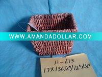 RECT. MAIZE FLOWER BASKET