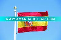 spain polyester flags