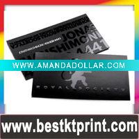 Printed spot uv name card