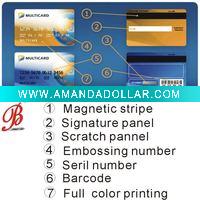 many crafts pvc magnetic card