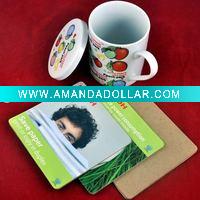 Wholesale (factory)promotional gifts square wood crafts coaster