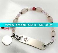 Wholesale stainless steel fashion bracelet by handmade hot sell in American