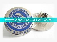 Promotion badge made by zinc alloy