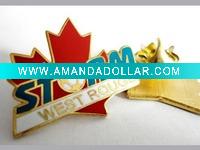 promotion badge made by zinc alloy