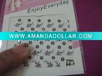 2011 Newest 3D Nail Sticker With Non-Toxic