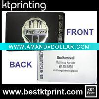 Silver hot stamping foil business name card Printing Factory