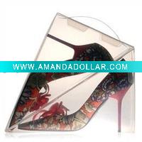 clear shoes box