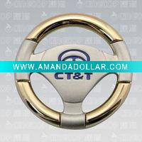 Fashion car logo metal key chain