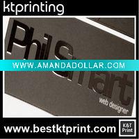 spot uv printing business card