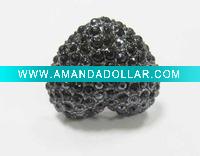 metal ring with acrylic stone/national style ring