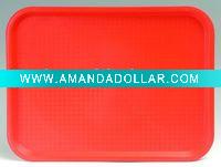 Wholesale put logo on Serving Plastic food Tray