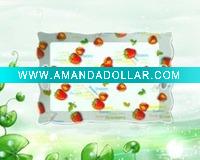 Wholesale Strawberry Melamine Tray with Handle