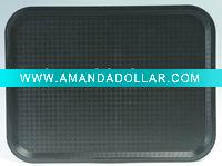 Wholesale black color Serving Plastic food Tray