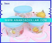 Wholesale airtight food grade plastic storage cansiter SM7246