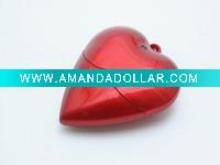 Wholesale heart plastic flash usb storage