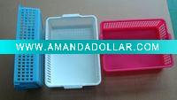 Household Plastic Storage Fruit Vegetable Basket