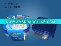 disposable plastic container