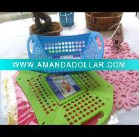 Wholesale plastic folding fruit basket